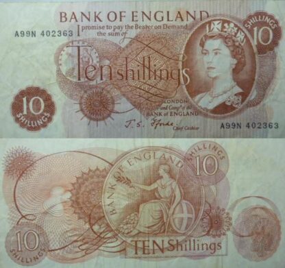 Fforde 10 shillings 1967 A99N 402363