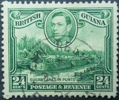 British Guiana SG312a 24 cents green 1938