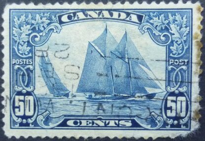 Canada SG284 50 cents blue 1928