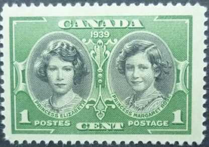 Canada SG372 1 cent green & black 1939