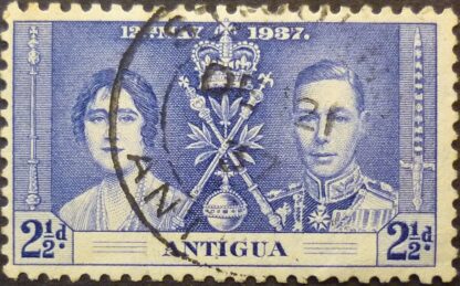 Antigua 1937 SG097 2?d blue