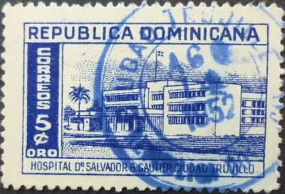 Dominican Rep 1952 SG604 5 cents blue