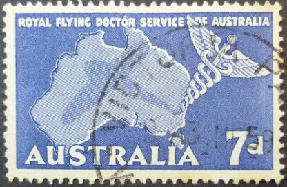 Australia 1957 SG297 7d blue