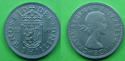 Elizabeth II shilling 1966