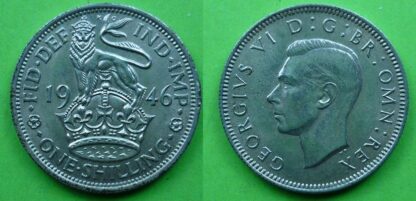 George VI shilling 1946 English