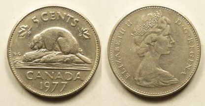 Canada 5 cents 1977