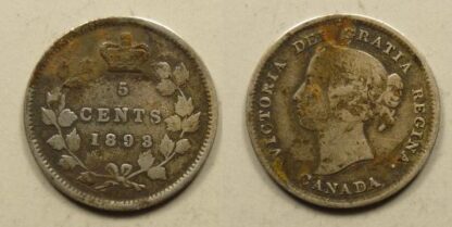 Canada 5 cents 1893