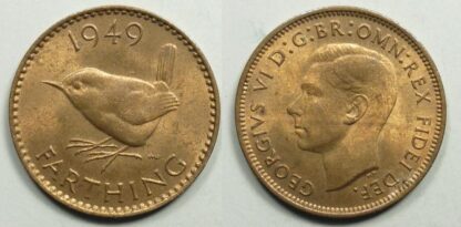 George VI farthing 1949