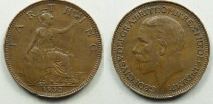 George V farthing 1932