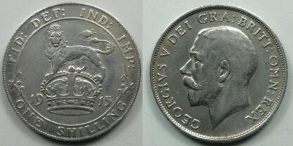 George V shilling 1915