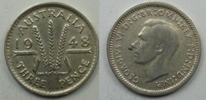 Australia threepence 1948