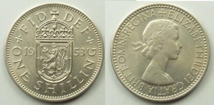 Elizabeth II shilling 1953