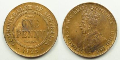 Australia penny 1922