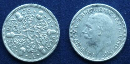 George V sixpence 1928