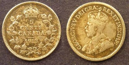 Canada 5 cents 1913