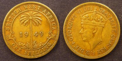 British West Africa shilling 1949