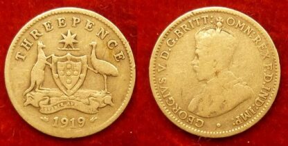 Australia threepence 1919