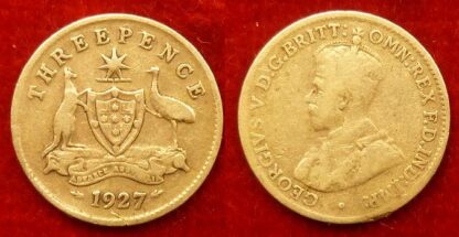 Australia threepence 1927