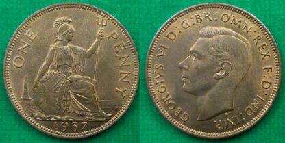 George VI penny 1937