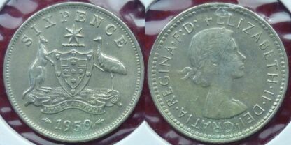 Australia sixpence 1959