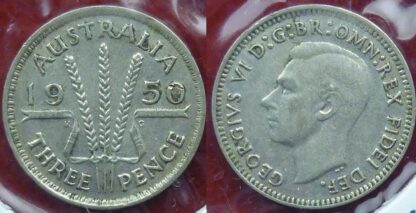 Australia threepence 1950