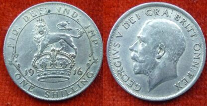 George V shilling 1916