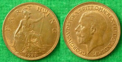 George V farthing 1935