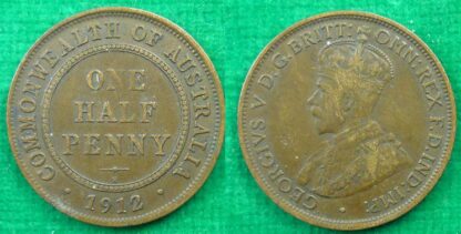 Australia halfpenny 1912