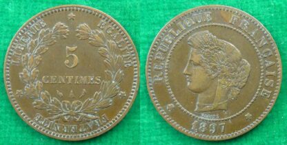 France 5 centimes 1897