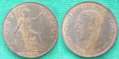 George V penny 1936