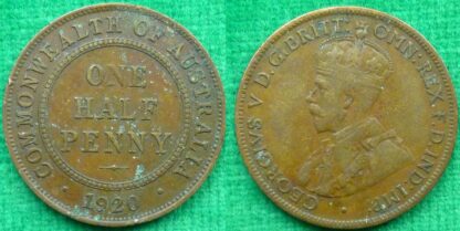 Australia halfpenny 1920