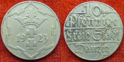 Danzig 10 pfennig 1923