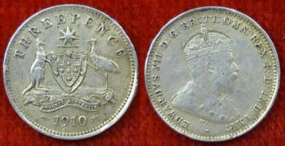 Australia threepence 1910