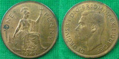 George VI penny 1949