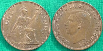 George VI penny 1938