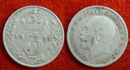 George V threepence 1917