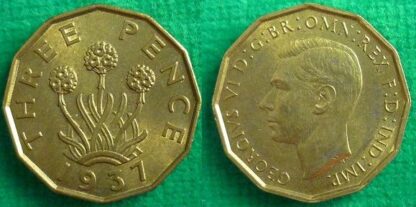 George VI threepence 1937