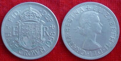 Elizabeth II halfcrown 1958