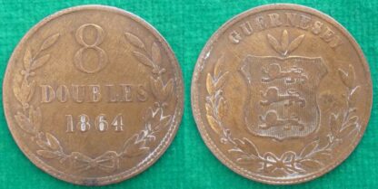 Guernsey 8 doubles 1864