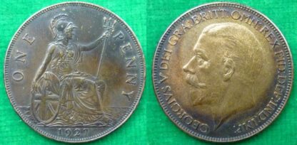 George V penny 1927