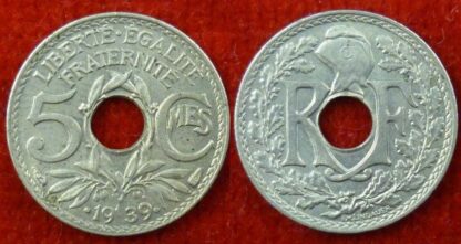 France 5 centimes 1939