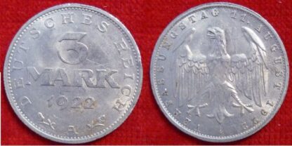 Germany 3 mark 1922