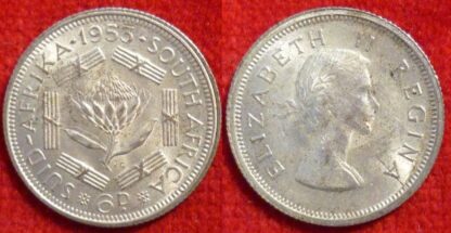 South Africa sixpence 1953