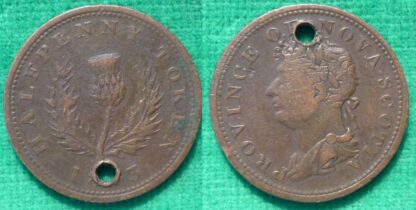 Canada Nova Scotia half penny 1823