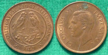 South Africa 1/4 penny 1947