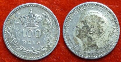 Portugal 100 reis 1910