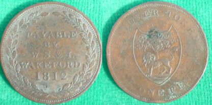 Token Andover penny 1812