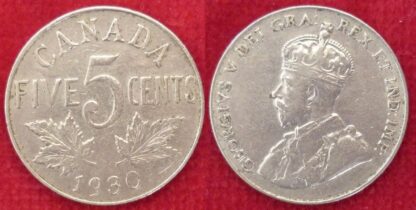 Canada 5 cents 1930