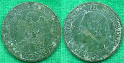 France 5 centimes 1854