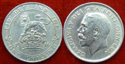 George V shilling 1916